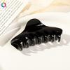 Horquilla de quilla puntiaguda Qiyue para PC transfronteriza, horquilla grande con sensación avanzada, pinza de tiburón para el cabello, accesorios para el cabello para mujer, venta al por mayor