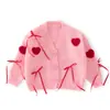 Otoño e Invierno Colocación Navideña Niñas Suéter Cuello Alto de Bola Coreano Hecho a Mano Lindo Conjunto de Vestido Tutú para Niñita