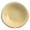 Plato de Cerámica Rústica con Forma de Sombrero de Paja, Plato de Cerámica para el Hogar Estilo Japonés, Plato para Desayuno, Plato Hermoso, Vajilla, Plato Grande Irregular, Plato para Presentación de Pasta