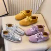Zapatillas deportivas para niñas, nueva colección primavera/otoño 2026, zapatillas de entrenamiento alemanas de suela blanda, zapatillas casuales de cara suave para niños, zapatos versátiles estilo Forrest Gump