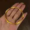 Pulsera Irregular Sólida Satinada de Estilo Vintage de Moda para Mujer, Nuevo Estilo Versátil Retro Chino, Al por Mayor de una Sola Pieza
