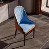 Silla de Comedor Estilo Minimalista Moderno, Silla para Mesa de Comedor de Restaurante, Respaldo Suave, Silla de Ocio para Jugar Mahjong, Silla para Mesa de Comedor del Hogar