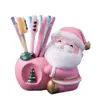 Porta lápices y alcancía de Santa Claus de producto transfronterizo, caja de almacenamiento creativa, caja de dinero, regalo infantil de Año Nuevo, adorno de resina
