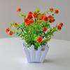 Planta Simulada em Vaso Eucalipto Grama do Dinheiro Flor Artificial Planta Verde Planta Simulada Decoração de Casa Fabricante Fornecimento