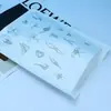 Bolsa de Papel Kraft Blanco Sellable con Adhesivo de Posicionamiento 70g Papel Puro Sin Plástico Ecológica Bolsa de Papel Diaria Se Puede Facturar con Fsc