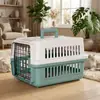 Jaula de Viaje para Mascotas para Perros, Transportadora para Perros Pequeños y Medianos, Jaula para Perros Montada en Coche, Transportadora Portátil Anti-Estrés para Gatos para Salidas