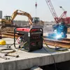 Máquina de Solda Elétrica de Grau Industrial Personalizada com Gerador Diesel de Quatro Cilindros de Alta Potência Ac20Kw Corrente de Solda 280A