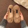 Zapatos Mary Jane de Plataforma Vintage Esponjosos para Mujer 2026 Nuevos Zapatos de Algodón Cálidos de Invierno Estilo Francés