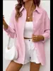 Camisa de Rayas Finas Estilo Europeo y Americano para Mujer, Blusa de Encaje de Alta Gama con Mangas Largas Acampanadas, Ropa para Mujer de Comercio Exterior Transfronterizo