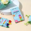 Set de Crayon Grueso para Estudiante Pintura al Óleo en Barra 6 colores 12 colores Dibujo Animado Lindo para Colorear Niños Graffiti Crayon Arte Pincel