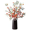 Yongyue Nova Flor de Tâmaras Vermelhas Ornamento de Decoração para Casa Arranjo de Flores Tâmara Auspiciosa Fruta Vermelha Flor Artificial Fruta Vermelha