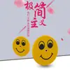 Soporte de pared multiusos innovador de cara sonriente sin perforación, soporte para regleta de enchufes de energía móvil, gancho