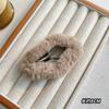 Otoño e invierno Nuevo Clip de Felpa Lusi mismo clip de nube BB estilo simple elegante clip lateral clip para flequillo horquilla rota