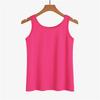 Camisola de Algodão Puro Verão Roupa Exterior Bonita Costas Sem Mangas Camiseta Apertada Base Feminina Interior Verão Top