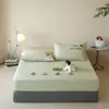 Shu Zun Ke Serie de Bordado de Toalla Estilo Fresco Dibujos Animados Clase A Faldón de Cama Individual Estilo Universal Cuatro Estaciones