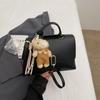 Bolso Cuadrado Pequeño de Diseño Nicho de Textura Casual Primavera 2025 Nueva Moda Trendy Estilo Extranjero Bolso Bandolera de Hombro para Mujer