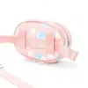 Riñonera Linda Transfronteriza Feihong con Estampado de Alto Valor en Forma de Corazón, Bolsa de Almacenamiento Deportiva Linda Portátil de Gran Capacidad