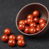 Material de Sichuan, carne completa, ágata roja del sur, cuentas dispersas, bricolaje, cristal, joyería hecha a mano, cuentas redondas, accesorios, material, lote