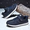 Zapatos para Hombres Mayores para Otoño e Invierno, Forrados de Felpa, Engrosados, Ligeros, Antideslizantes, Zapatos Deportivos Casuales, Zapatos para Caminar de Suela Suave para Mujeres de Mediana Edad y Mayores