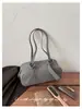Bolsa Boston estilo coreano transfronteiriça nicho bolsa feminina nova moda super quente bolsa de ombro bowling versátil tendência
