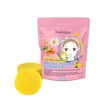 Eelhope Almofada de Limpeza com Cúrcuma Limpeza Suave Suavização da Pele Facial Hidratante Cuidado com a Pele Delicada Almofada de Limpeza