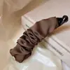 Pinza Metálica Plegada Estilo Francés para Cabello Tipo Plátano para Mujeres con Coletas Altas, Adecuado para Cabello Fino, Pinza Retorcida, Pasador Vertical para Recogidos