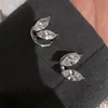 Brinco Clipe Explosivo de Osso de Orelha de Elfo com Zircônia para Mulheres, Luxo Acessível, High-End, Brincos de Clipe para Orelha Não Perfurada, Brincos Elegantes Únicos e Bonitos