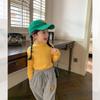 [suéter infantil em estoque 2025 nova roupa infantil suéter de orelha de madeira infantil versátil bebê casual manga longa]