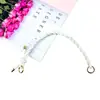 Correa de Hombro para Bolso Tejido DIY para Mujer, Correa de Hombro Única, Asa de Bolso de Mano, Cuerda Trenzada de Doble Hilo, Correa de Muñeca con Nudo Retorcido