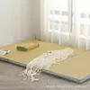 Habitación de Sauna de Sudor Almohada de Palmera de Coco para Protección del Cuello 36X19 Verano Fresca Dura Habitación de Sauna Almohada de Descanso para Uso Individual Almohada para la Siesta
