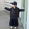 Conjunto de Ropa de Otoño para Niños 2026 Nuevo Elegante Chaleco para Bebé Conjunto de Tres Piezas Sudadera Estilo Coreano Ropa para Niños de Primavera y Otoño