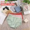 Sem costura Comércio Exterior Transfronteiriço Meia-cintura Lace Bubble Pants Graphene Algodão Calcinha Triângulo Calcinha Calcinha Feminina