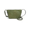 Bolso de Mujer Nuevo de Verano Versátil de Nicho Tejido, Bolso Cruzado de Hombro Fresco y de Moda, Bolso Cuadrado Pequeño Retro Casual y Ligero