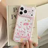 Adecuado para Apple para Transformar Instantáneamente en 18Promax Orejas de Gato Pajarita Kitty Kt Cat iPhone Estuche Blando y Duro Personalización UV
