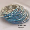 Cadena de garra de 2 mm fila única S6 strass pulsera muy fina pulsera elástica pulsera de tenis transfronterizo pulsera chapada en oro fabricantes lote
