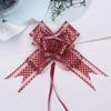50 # Grande Laço de Tule Flor Decorativa Amarrada à Mão para Carro de Casamento, Decoração de Presente de Feriado, Embalagem de Flores, Fita de Bolinhas