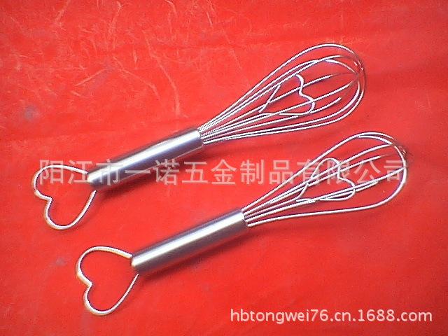 C-001E心形打蛋器长15.5CM,宽3.3CM
