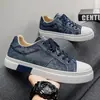 Tênis de lona masculino 2026 novo outono respirável moderno tênis jeans desbotado estilo coreano casual para homens