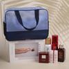 Bolsa de aseo impermeable de gran capacidad para hombre, bolsa de viaje portátil, bolsa de almacenamiento de malla transpirable de mano, bolsa cosmética