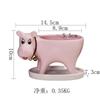 Fábrica atacado novo cross-border jardinagem criativo animal carnudo vaso de flores cerâmica escritório desktop planta ornamentos de flores