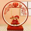 Lámpara de mesa de boda lámpara de noche para habitación de bodas lámpara de boda para dormitorio dote nupcial lámpara de larga duración regalo de boda rojo regalo de boda