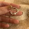 Anel Liso de Prata Esterlina S925 Feminino Simples Nicho Luxo Acessível Estilo High-End Ins Não Desbota Anel Aberto Atacado