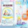 Nuevas Pegatinas en Relieve Jenga Girl DIY Adornos Pequeños Hechos a Mano Pegatinas Decorativas 3D para Aliviar el Estrés Pegatinas Educativas para Niños