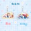 Star Animation Alien Keychain TNT Song Yaxuan Liu Yaowen Xiao Zhan Wang Yuan Em Torno de Pingente de Acrílico Pingente