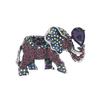 Ropa Vintage Cristal Elefante de la Suerte Joyería Aleación Pedrería Animal Corsage Accesorios para Abrigo Artículos de Regalo