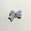 Retenção de cor forte bolsa de ouro 14K laço totalmente cravejado de diamantes contas acessórios de cristal pulseira colar acessórios de miçangas diy