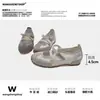 Colección de verano 2026: Zapatos de entrenamiento casuales alemanes con velcro que aumentan 4.5 cm de altura, zapatos de ballet Mary Jane para mujer