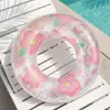 Anillo de natación inflable de gran venta de fábrica, anillo de natación engrosado para adultos, anillo flotante con letra Bai, anillo de natación con concha