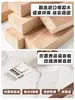 Mesa de Comedor de Pizarra para Hogar Apartamento Pequeño Estilo Nórdico de Tronco Mesa de Comedor Rectangular Combinación de Mesa y Sillas de Madera Maciza Pura