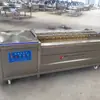 Fabricante de máquina de lavar taro, máquina descascadora de batata e batata-doce, máquina de lavar com rolo de escova de aço inoxidável, máquina de lavar com escova de cerdas altas e baixas